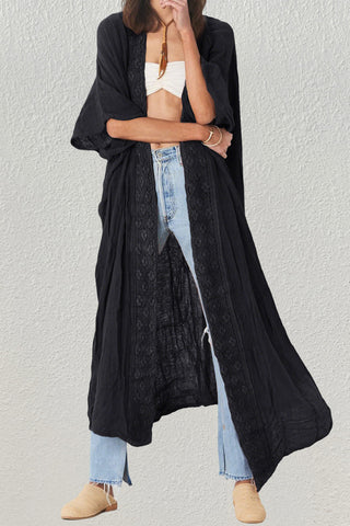 black kimono cardigan cute cover ups