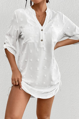 Women Button Down Bathing Suit Beach Dress - Bsubseach