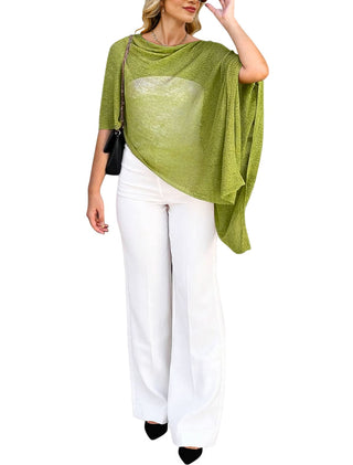 Bsubseach Sheer Crochet Swimsuit Cover Up Shrug for Women Off Shoulder Beach Summer Top