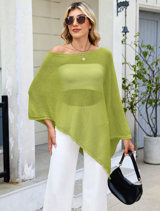 Bsubseach Sheer Crochet Swimsuit Cover Up Shrug for Women Off Shoulder Beach Summer Top