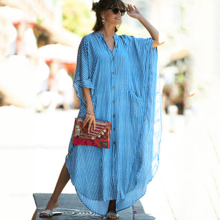 Plus Size Casual Caftan Maxi Dress