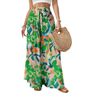 Flowy Floral Palazzo Pants
