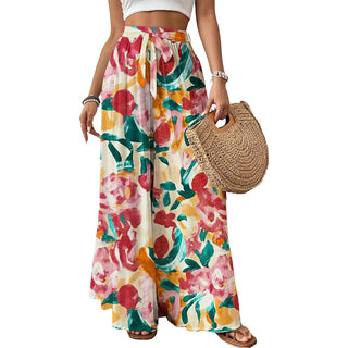 Flowy Floral Palazzo Pants