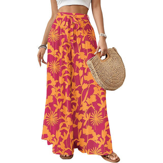 Flowy Floral Palazzo Pants