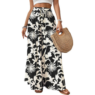 Flowy Floral Palazzo Pants