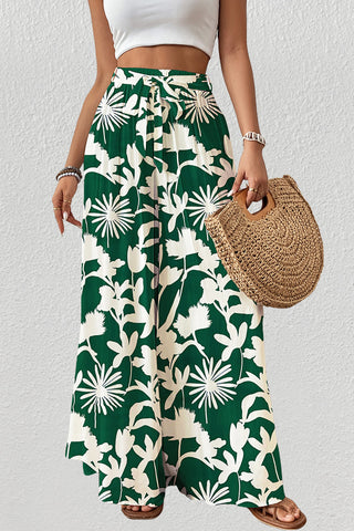 Flowy Floral Palazzo Pants