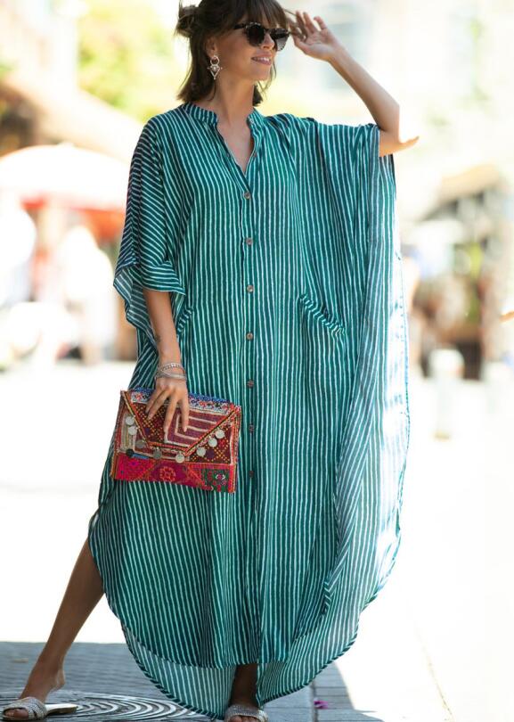 caftan plus size dress Plus Size Casual Caftan Maxi Dress│Bsubseach®
