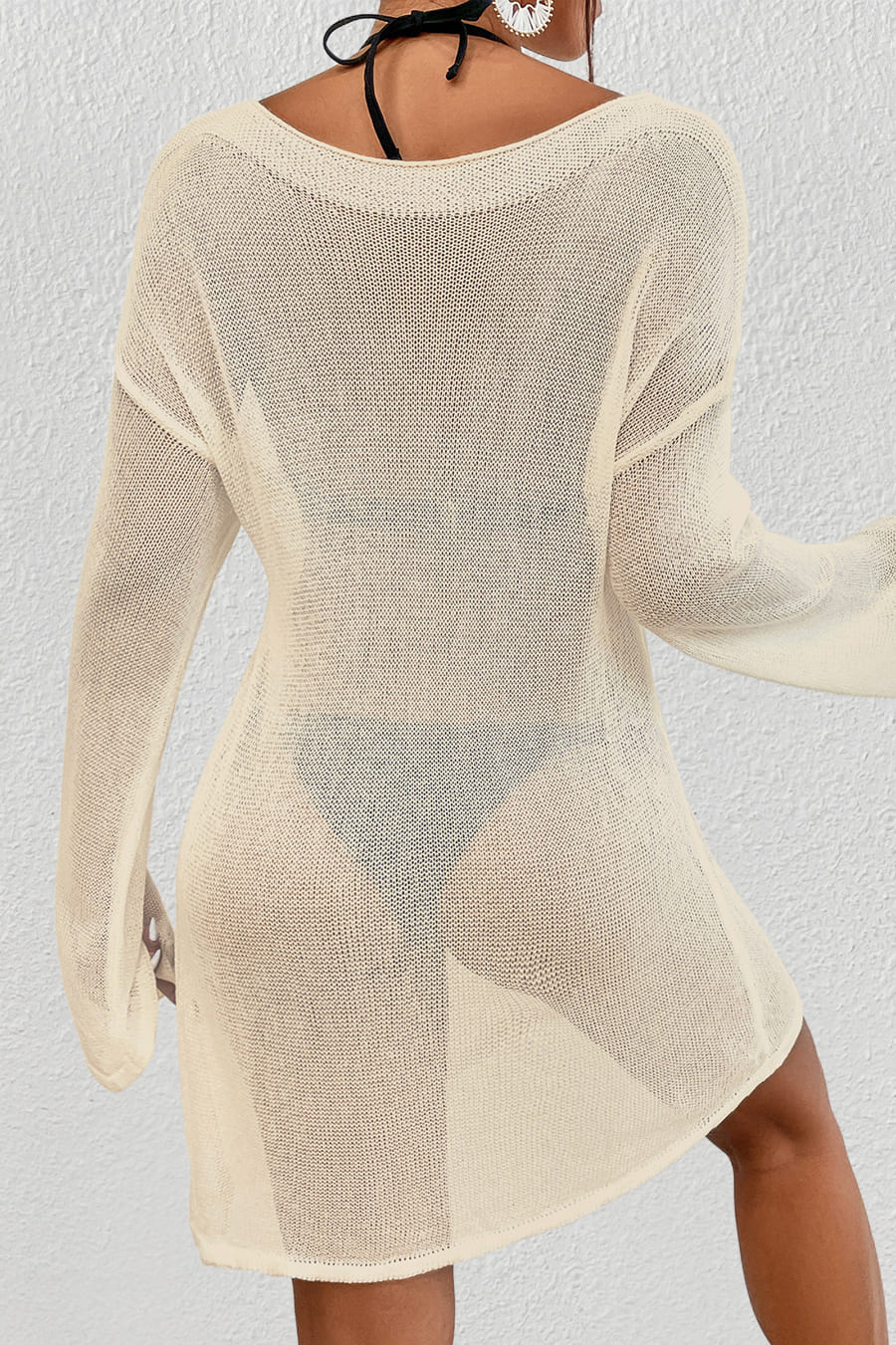 See Through Swim Cover Up DressBsubseach See Through Swim Cover Up DressBsubseach