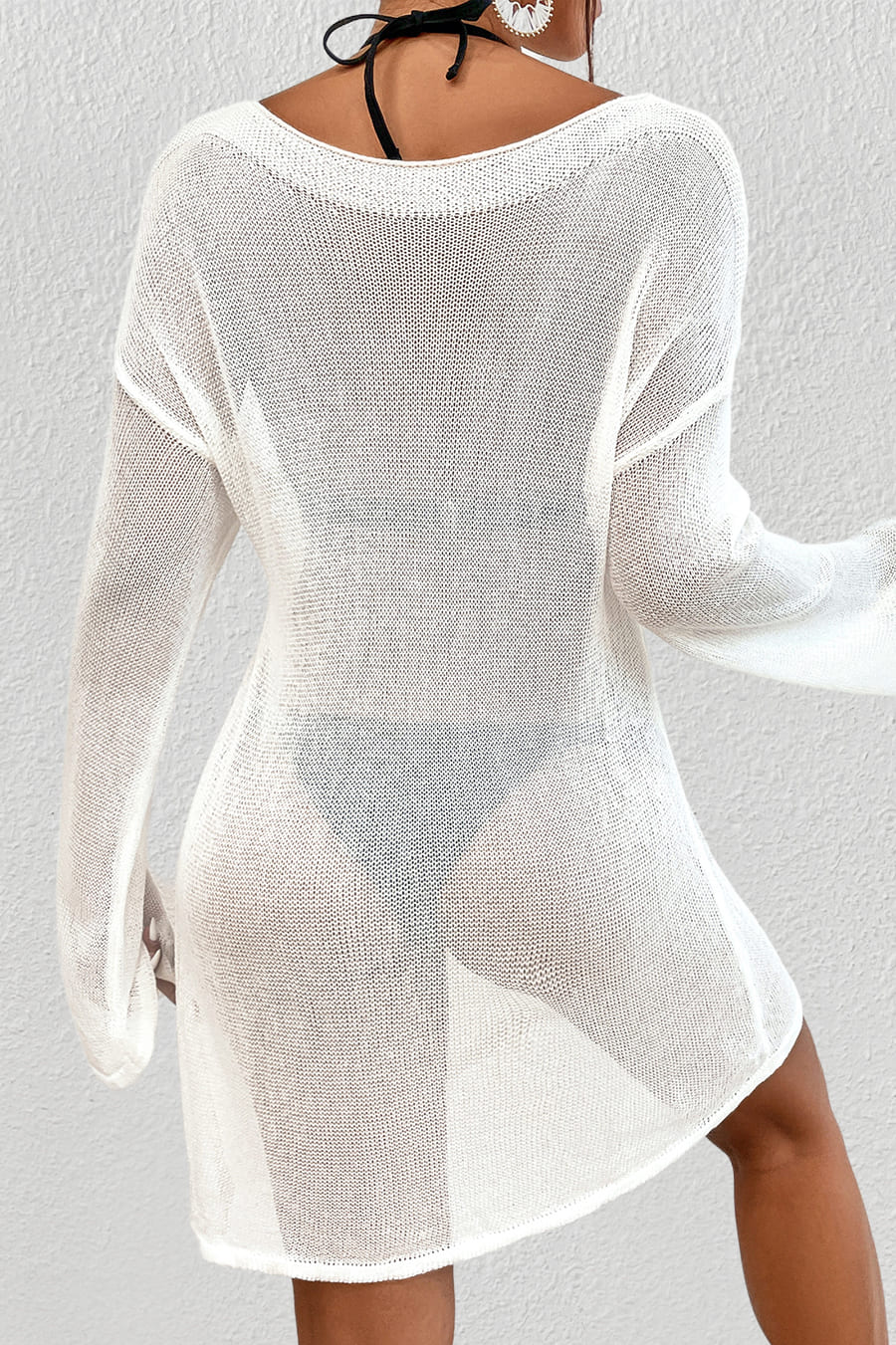 See Through Swim Cover Up DressBsubseach See Through Swim Cover Up DressBsubseach