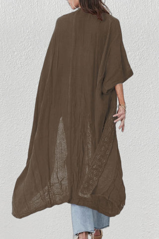 plus size womens swim suit kimono cover up long 